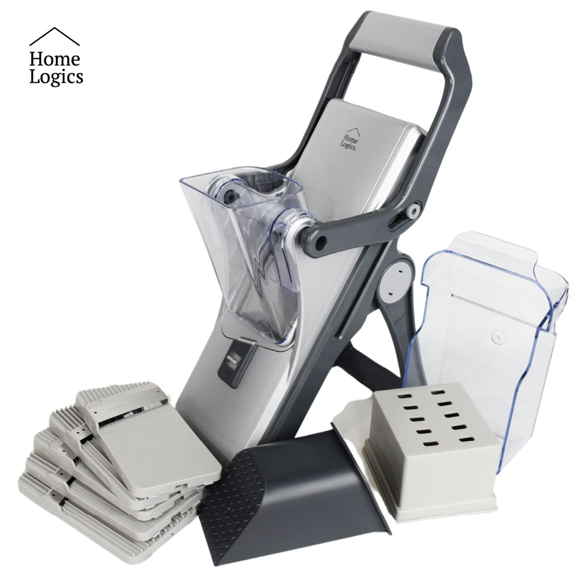 HOME LOGICS - Mandolina Rebanador Cortador Rallador Verduras Home Logics
