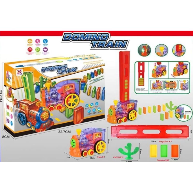 GENERICO - Juego De Tren De Dominó Automatico Para Niños
