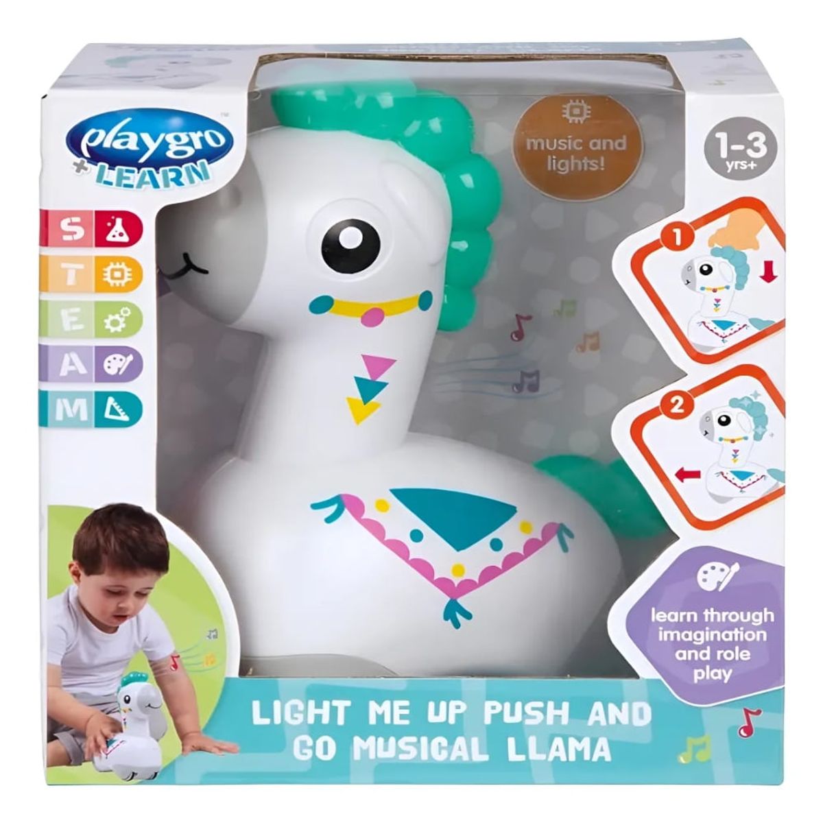 PLAYGRO - Juguete Llama Musical PLAYGRO Push and Go