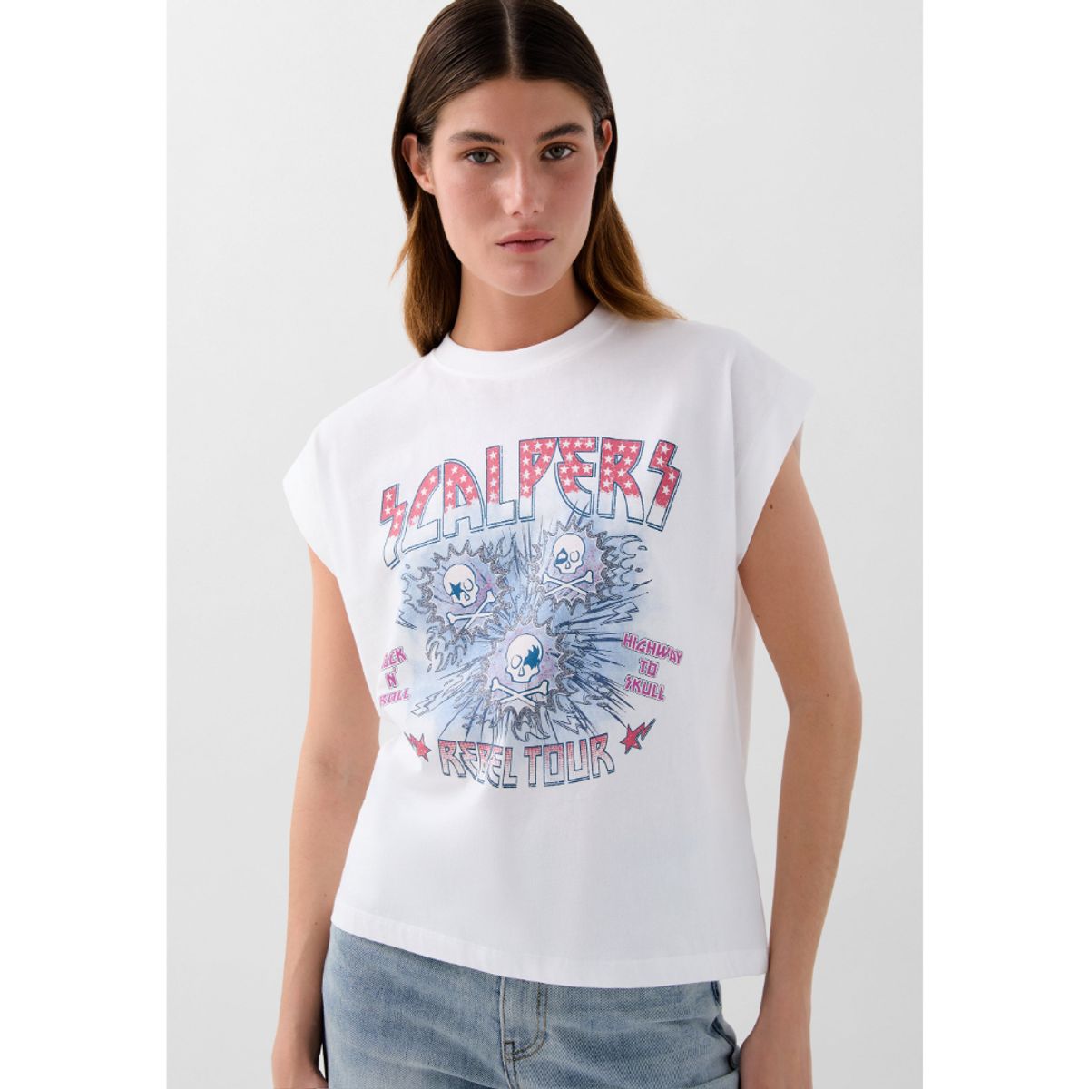 SCALPERS - POLERA PRINT ROCK TOUR