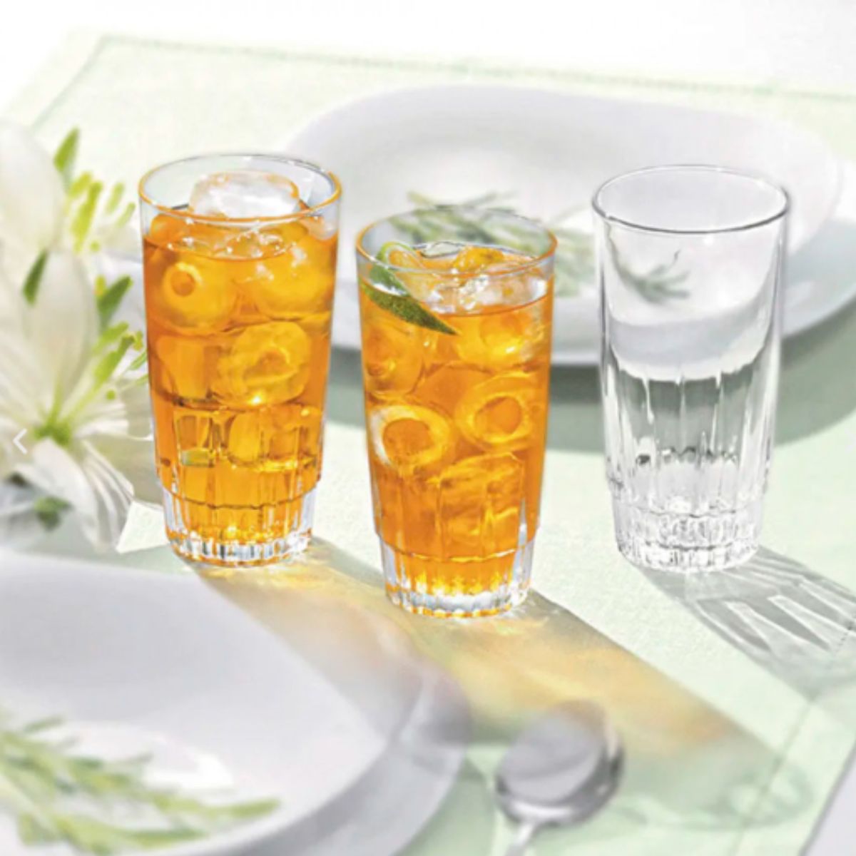 NADIR - Set 6 Vasos de Vidrio Vegas 330 ML