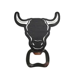 WAYU - Destapador Cerveza Toro Negro Magnético Decorativo