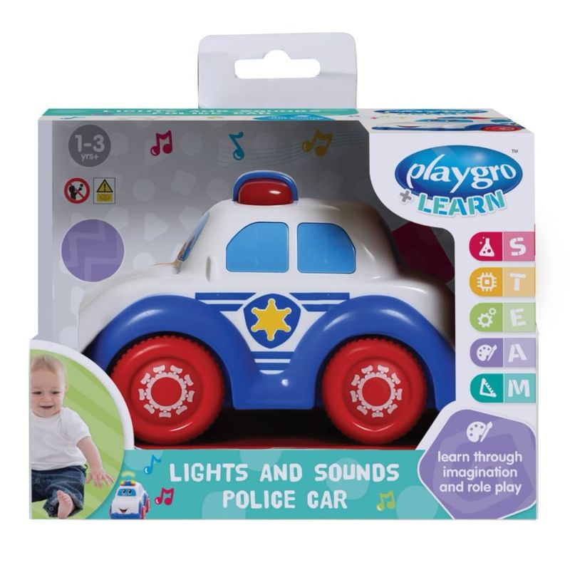 PLAYGRO - Autito Carro de Policía PLAYGRO