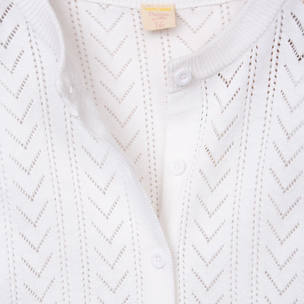 PILLIN - Chaleco Niña Blanco Pillin (PVC903-25BCO12)