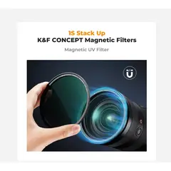 GENERICO - FILTRO 82MM UV MAGNÉTICO KF CONCEPT NANO SERIE C
