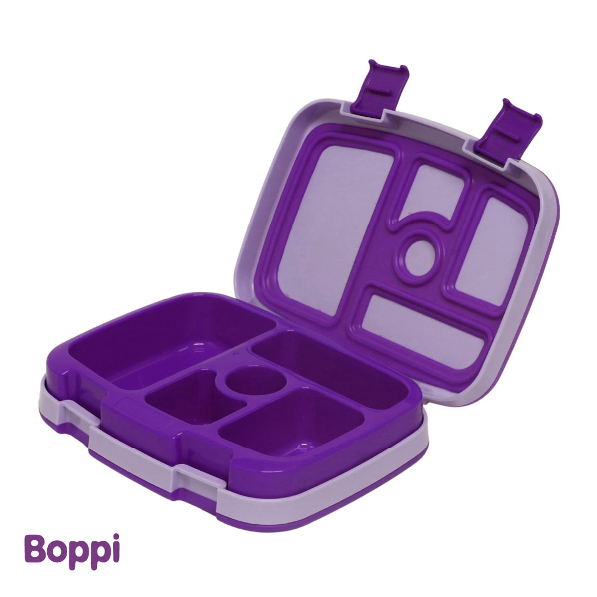 BOPPI - Lonchera Comida Morada Compartimentos Escolar Unisex Boppi