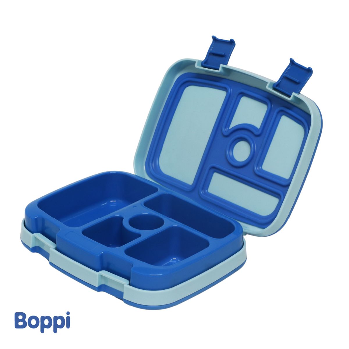 BOPPI - Lonchera Comida Azul Compartimentos Escolar Unisex Boppi