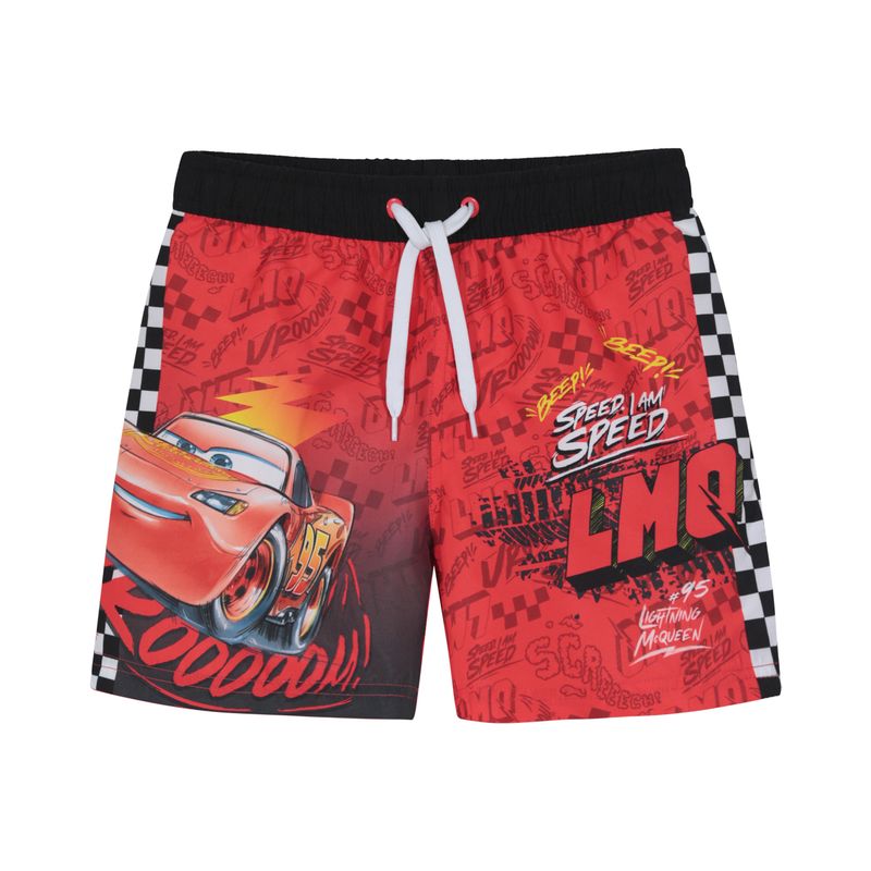 DISNEY - Traje de Baño Niño Short  Cars Dsiney - Rojo