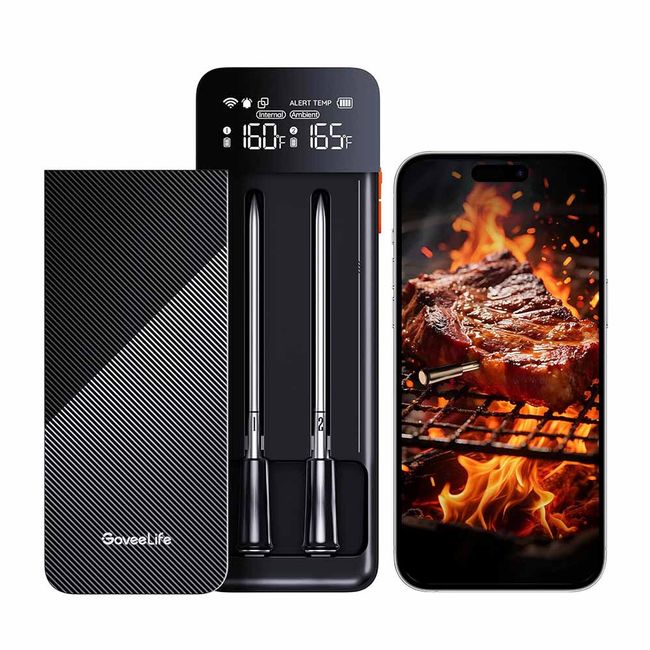 GOVEE - Termómetro de Carne WiFi con 2 Sondas Govee