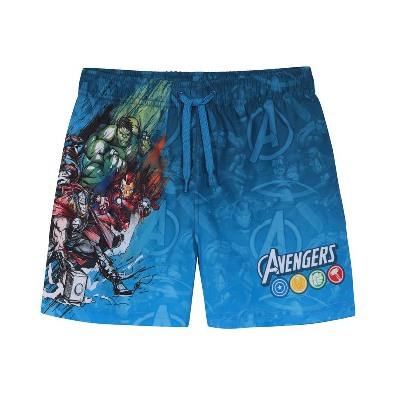 DISNEY - Traje de Baño Niño Short Avengers Disney - Azul