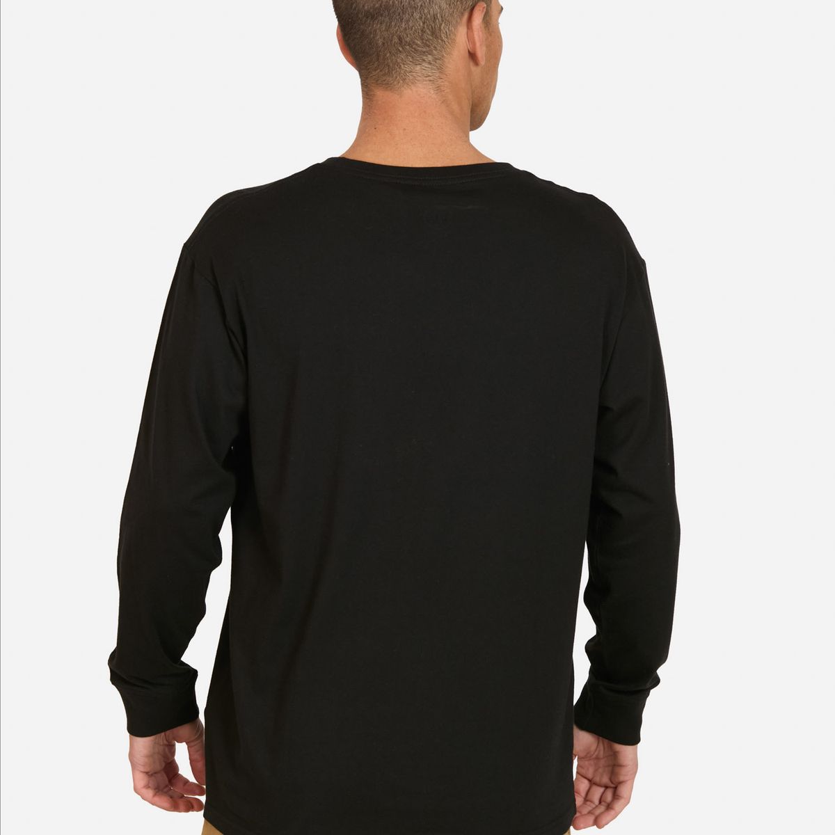 VOLCOM - Polera ML Grind Stone Negro Hombre Volcom - Negro