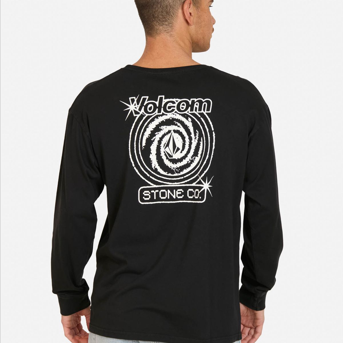 VOLCOM - Polera ML Grind VLC Negro Hombre Volcom - Negro