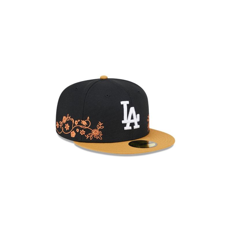 NEW ERA - Gorro 59fifty MLB Los Angeles Dodgers Floral Vine Black