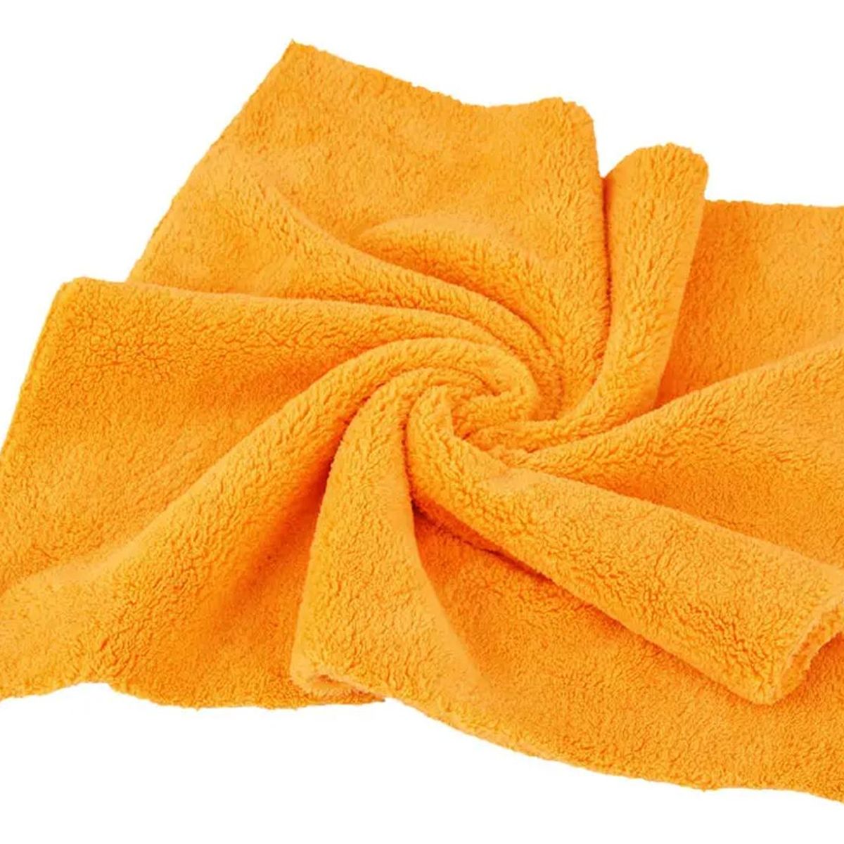 GENERICO - Paño Toalla Microfibra Secado Limpieza Auto Detailing Naranja
