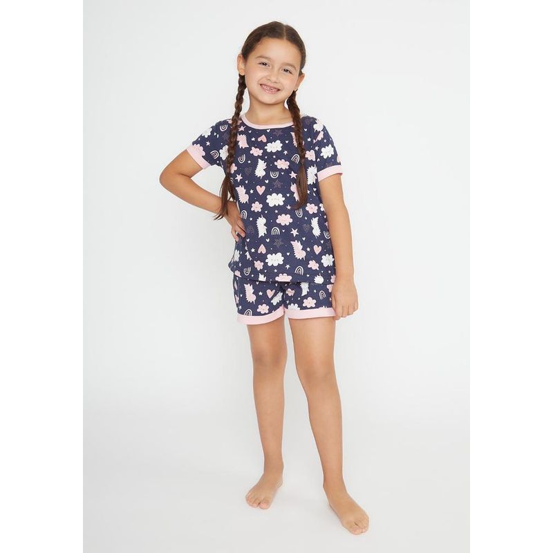 KAYSER - Pijama short niña 731099 Kayser - Azul