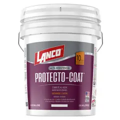 LANCO - Esmalte al Agua Protecto Coat Satin Blanco 4GL