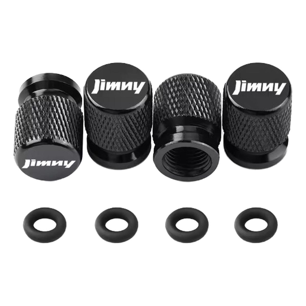 GENERICO - Tapa Metal Universal Neumaticos Suzuki Jimny Negro