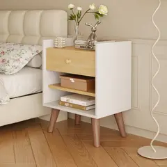 GENERICO - Velador Con Cajones 3 Nivel 62x42x33