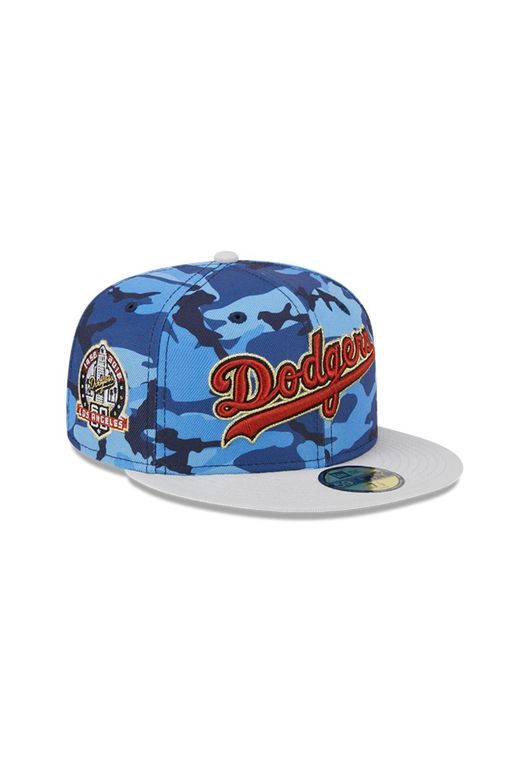 Gorro 59fifty MLB Los Angeles Dodgers Urban Blue Camo Negro 7