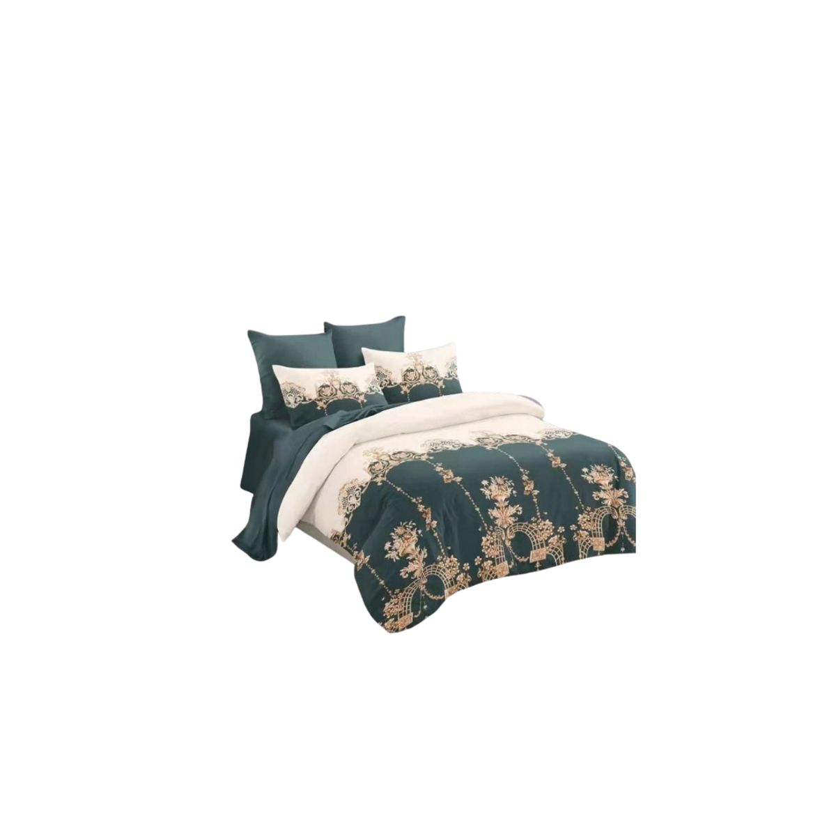 GENERICO - Cubrecama Quilt Verano 1.5 Plaza y Media Diseño Estampado