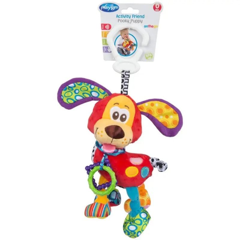 PLAYGRO - Sonajero de Perro PLAYGRO Pooky Puppy