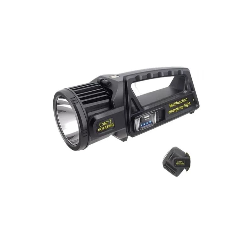 GENERICO - Linterna Multifuncional Solar Reflector Recargable Led