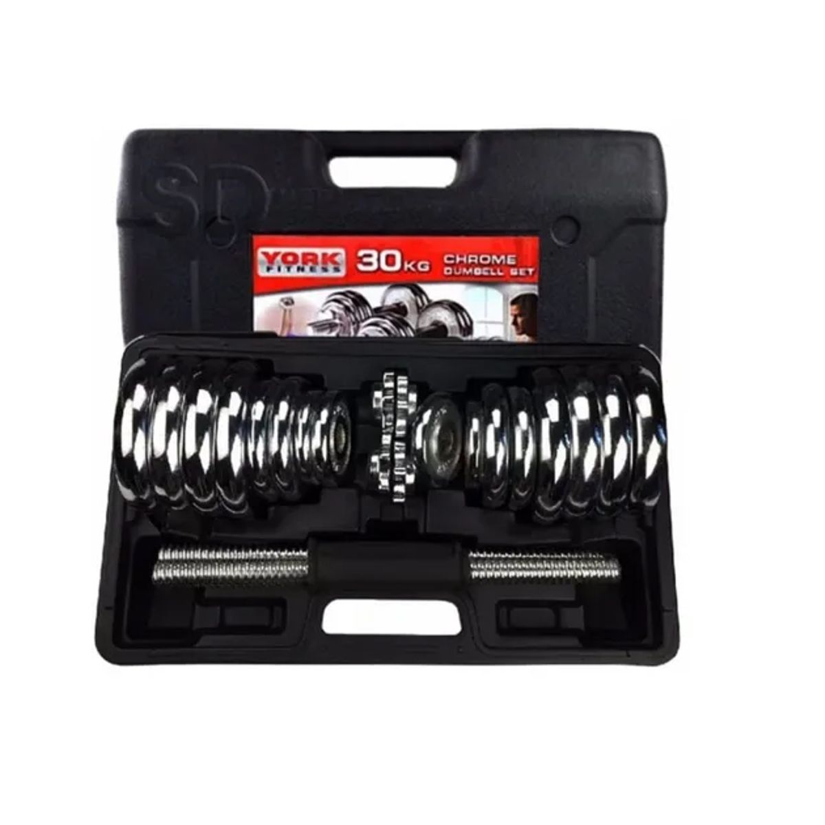GENERICO - Set Mancuernas 30 Kg Set De Pesas Juego De Pesas Mancuerna