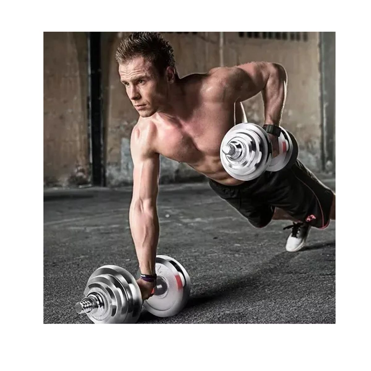 GENERICO - Set Mancuernas 30 Kg Set De Pesas Juego De Pesas Mancuerna