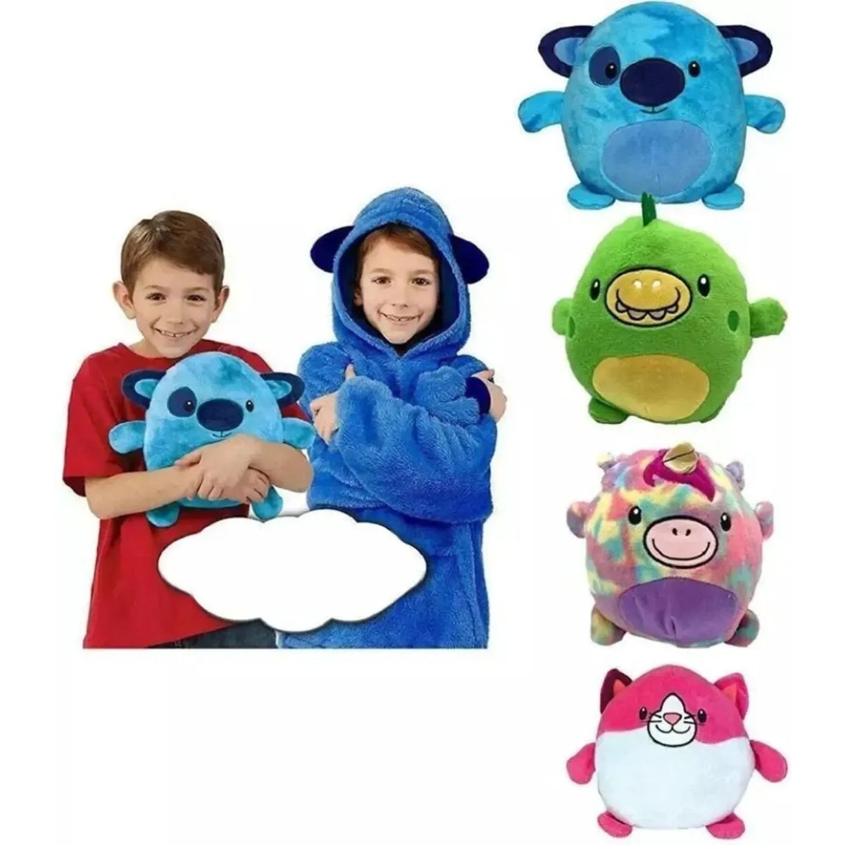 MOVI - Polerón  Peluche Sherpa Infantil Unisex, Talla Única