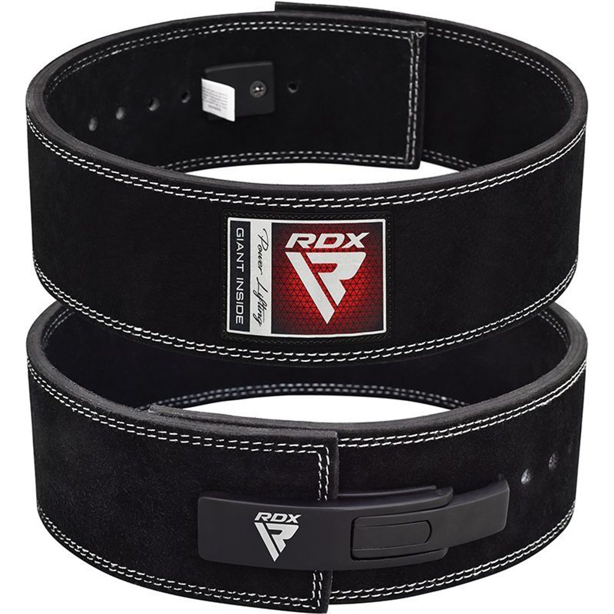 RDX - Cinturon Cuero Powerlifting Pro palanca talla S