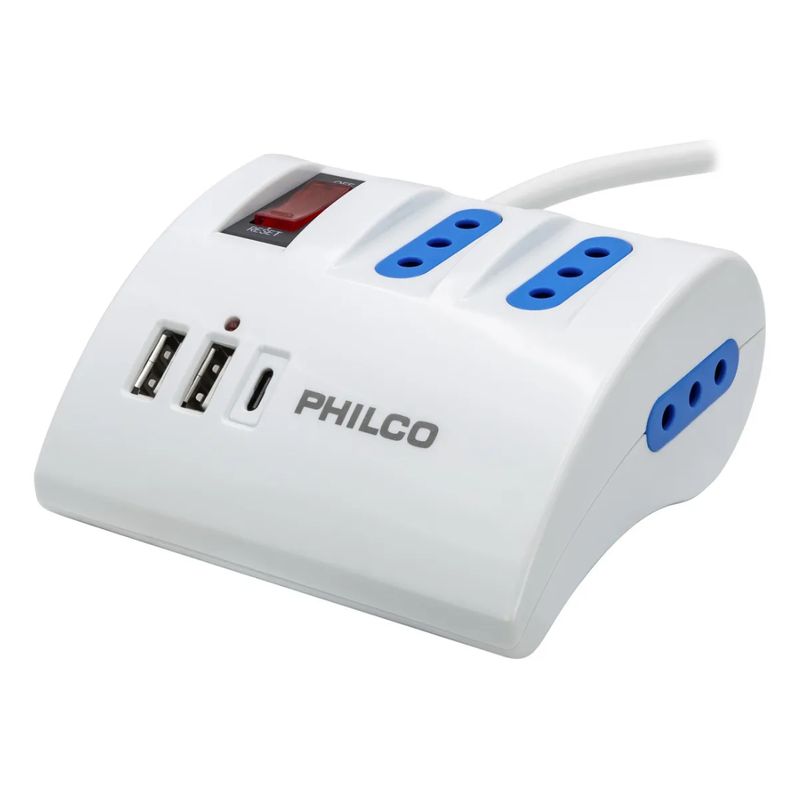GENERICO - Extensión Alargador Escritorio Acusb-c 30 Philco 2044b Color Blanco