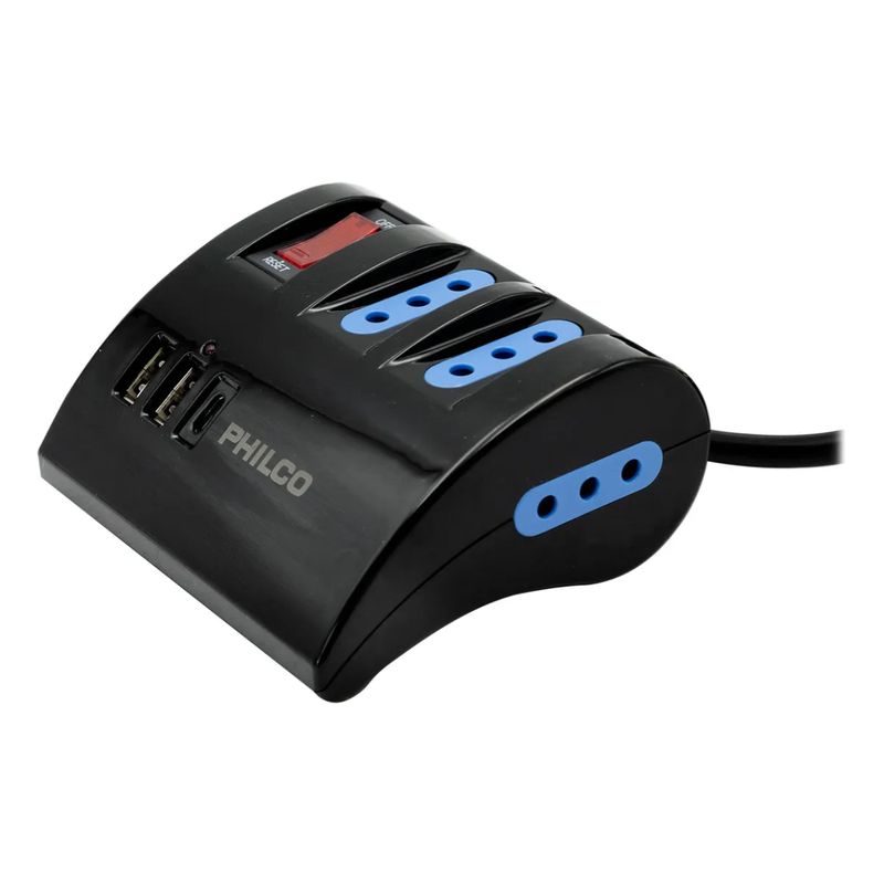 GENERICO - Extensión Alargador Escritorio Acusb-c 30 Philco 2044b Color Negro