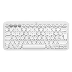 GENERICO - Teclado Logitech Pebble 2 K380s Blanco Español Idioma Español - Blanco