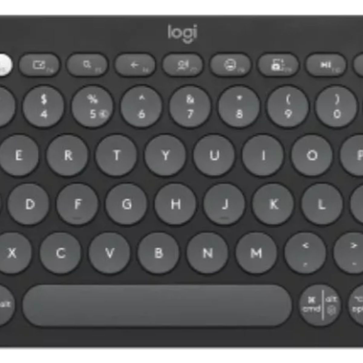 GENERICO - Teclado Logitech Pebble 2 K380s Blanco Español Idioma Español - Grafito