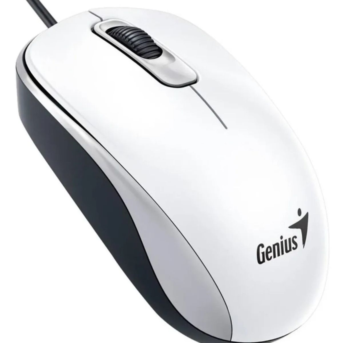 GENERICO - Mouse Genius DX-110 USB blanco elegante