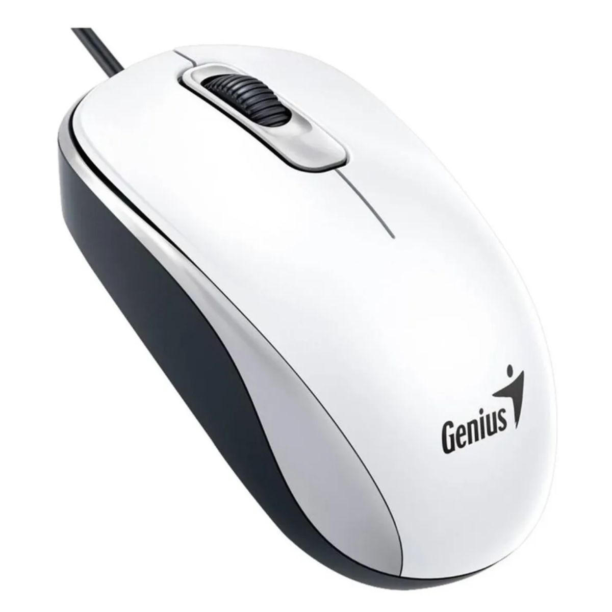 GENERICO - Mouse Genius DX-110 USB blanco elegante