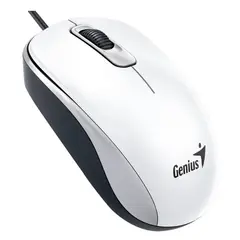 GENERICO - Mouse Genius DX-110 USB blanco elegante