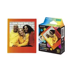 INSTANT - Película instantánea Fujifilm Instax Square Rainbow 10 Films