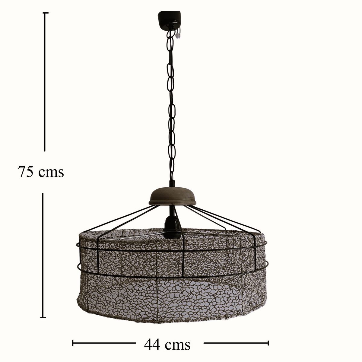 CAROLD STEVENS - Lámpara Colgante Cloe Tejida