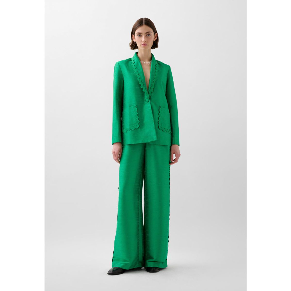 SCALPERS - BLAZER HOMBRERAS DETALLE ONDAS