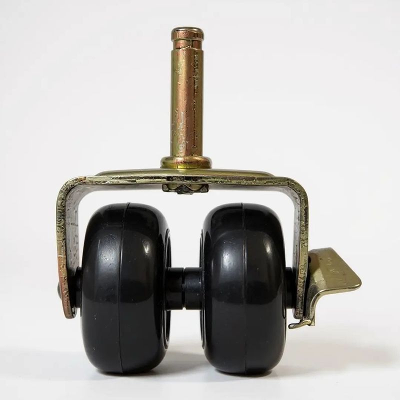 BLOCCARE - Rueda Doble Para Camas Cic - Flex Ideal Para Piso Flotante