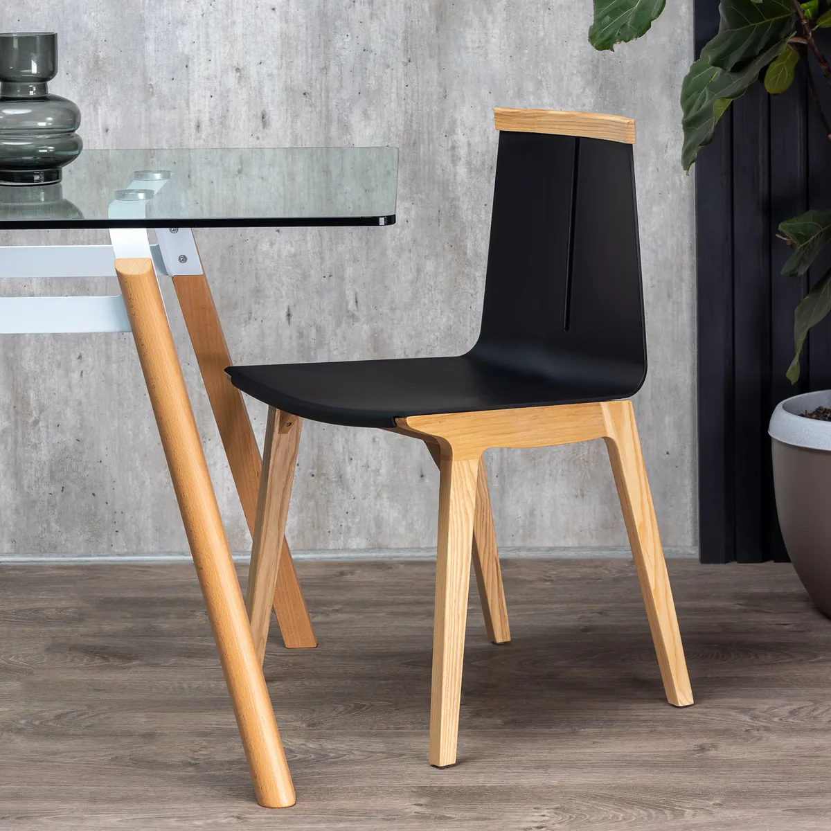 ASIMETRIKA - Silla KABUKI - Negro