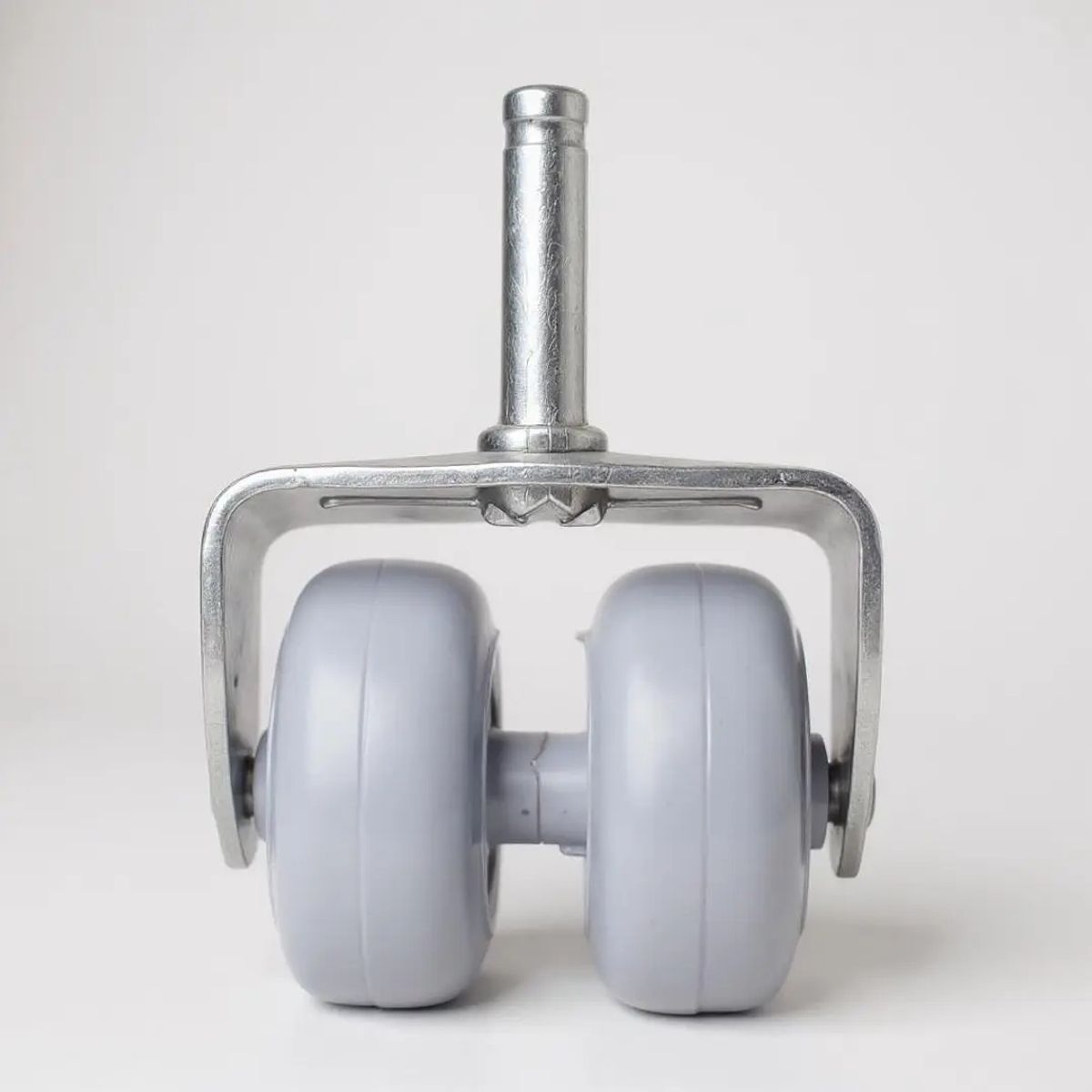 BLOCCARE - Rueda Doble Para Camas Cic Flex - Sin Frenos Gris