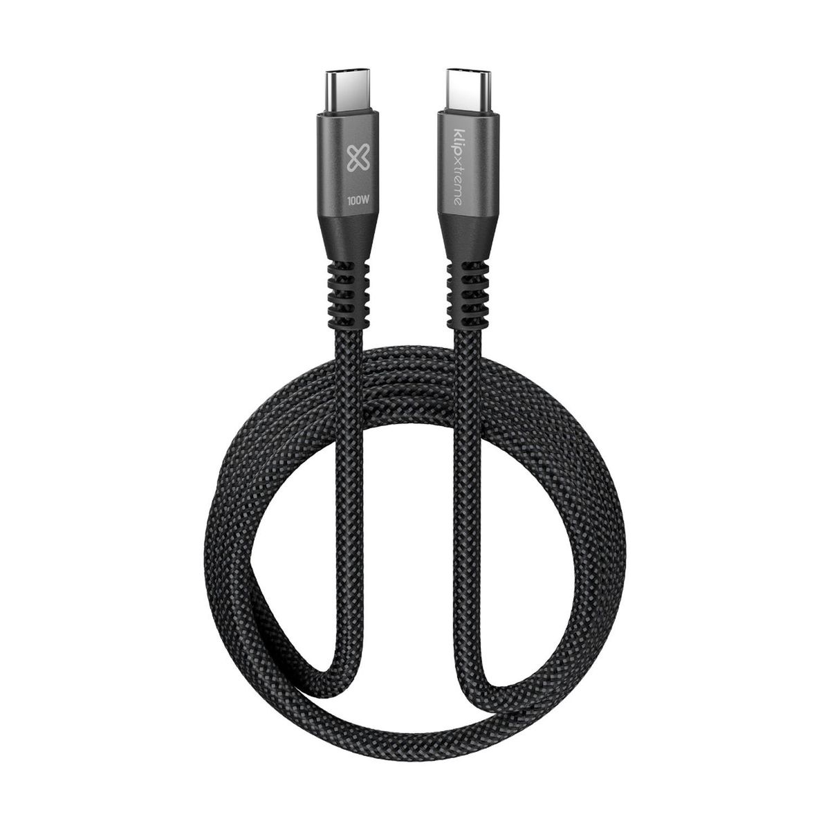 KLIP XTREME - Klip Xtreme Cable Trenzado USB-C PowerGo 550 100W 1.8m