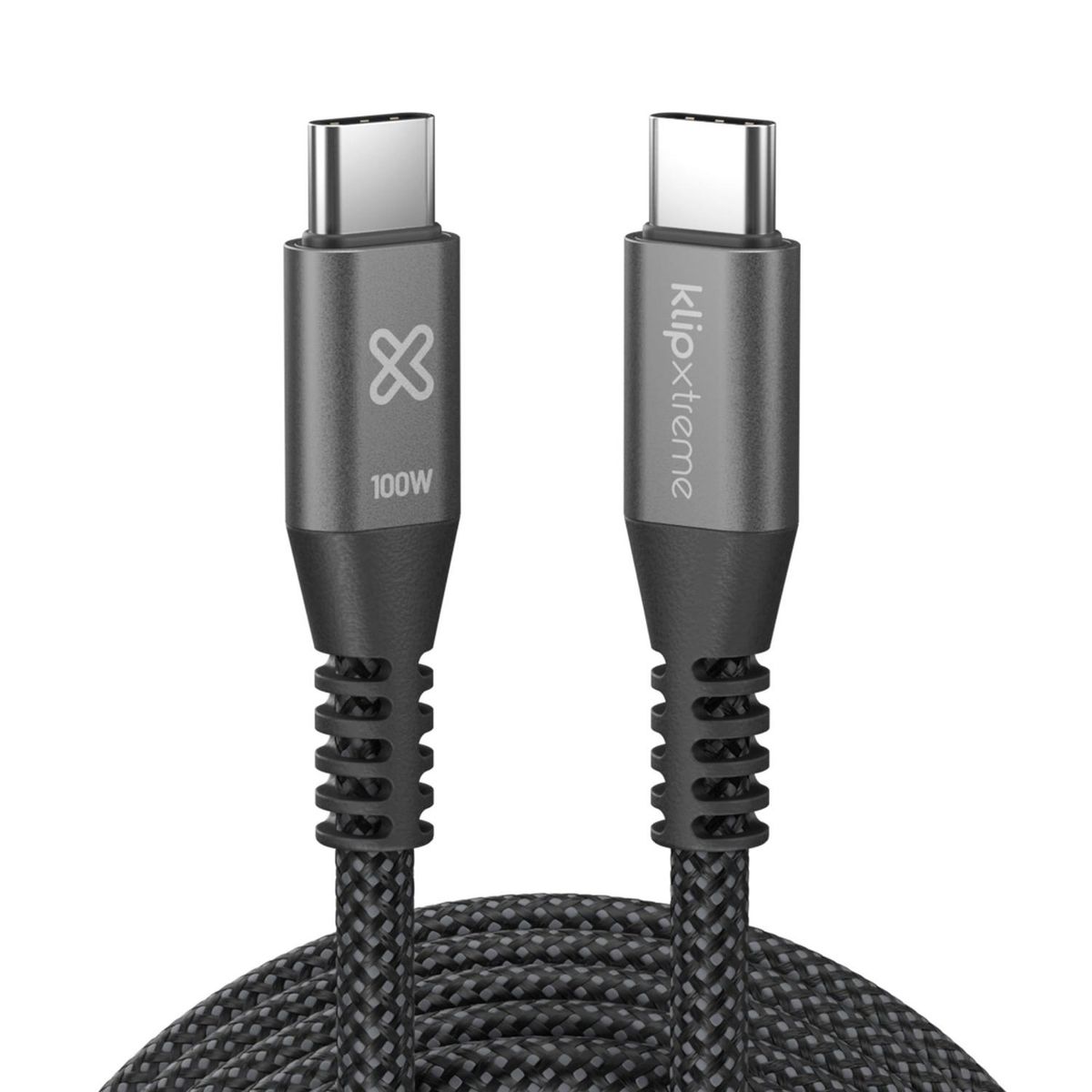 KLIP XTREME - Klip Xtreme Cable Trenzado USB-C PowerGo 550 100W 1.8m