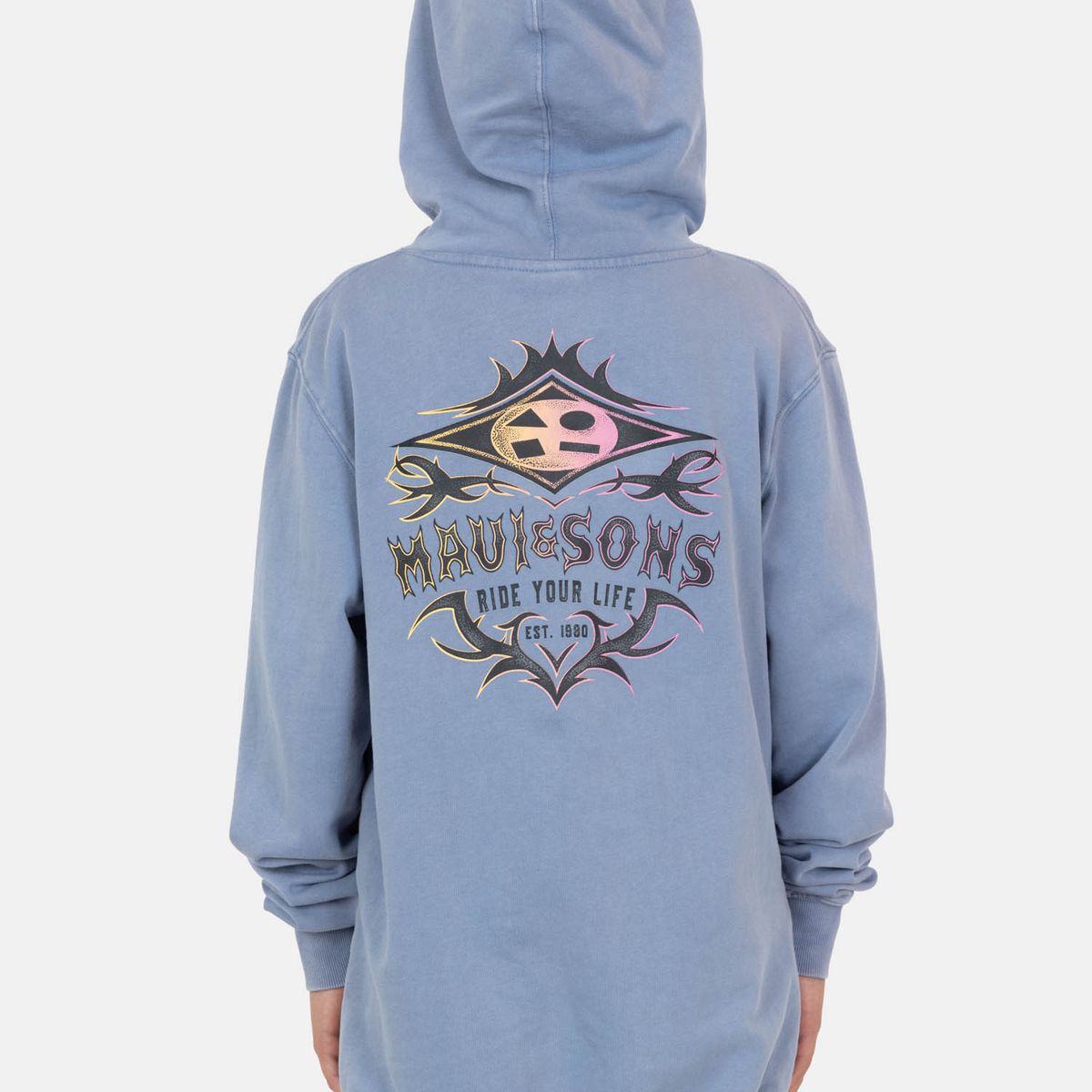 MAUI AND SONS - Poleron Canguro Amilua Morado Infantil Maui And Sons