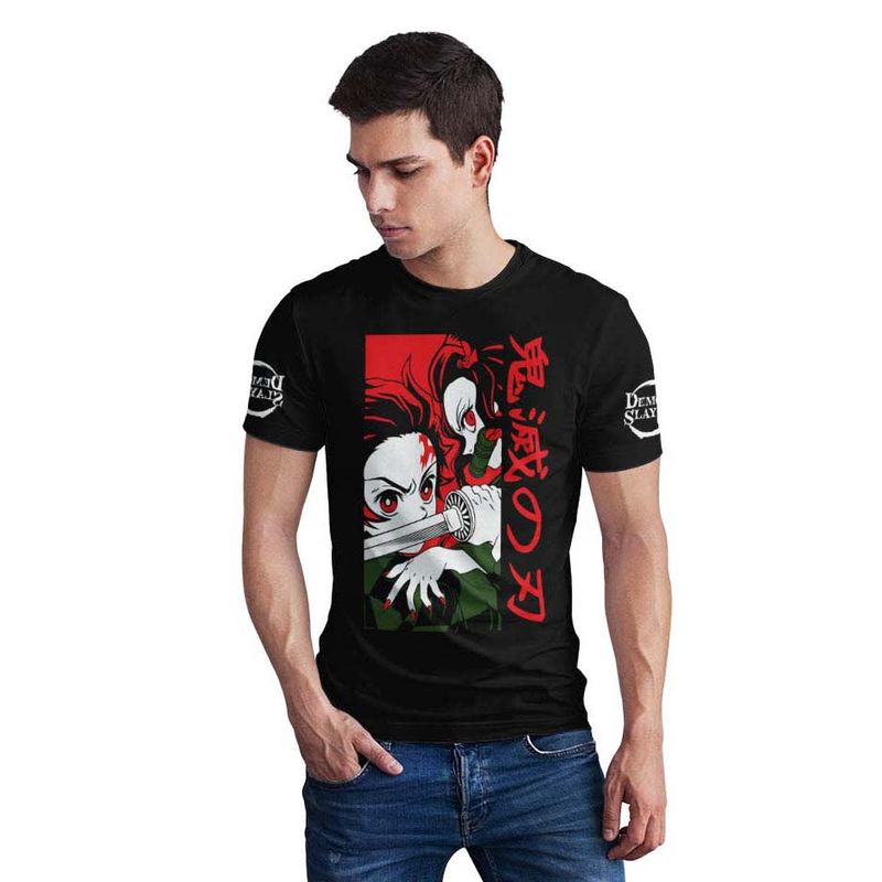 ESTAMPA MANIA - Polera Tanjiro Demon Slayer D15