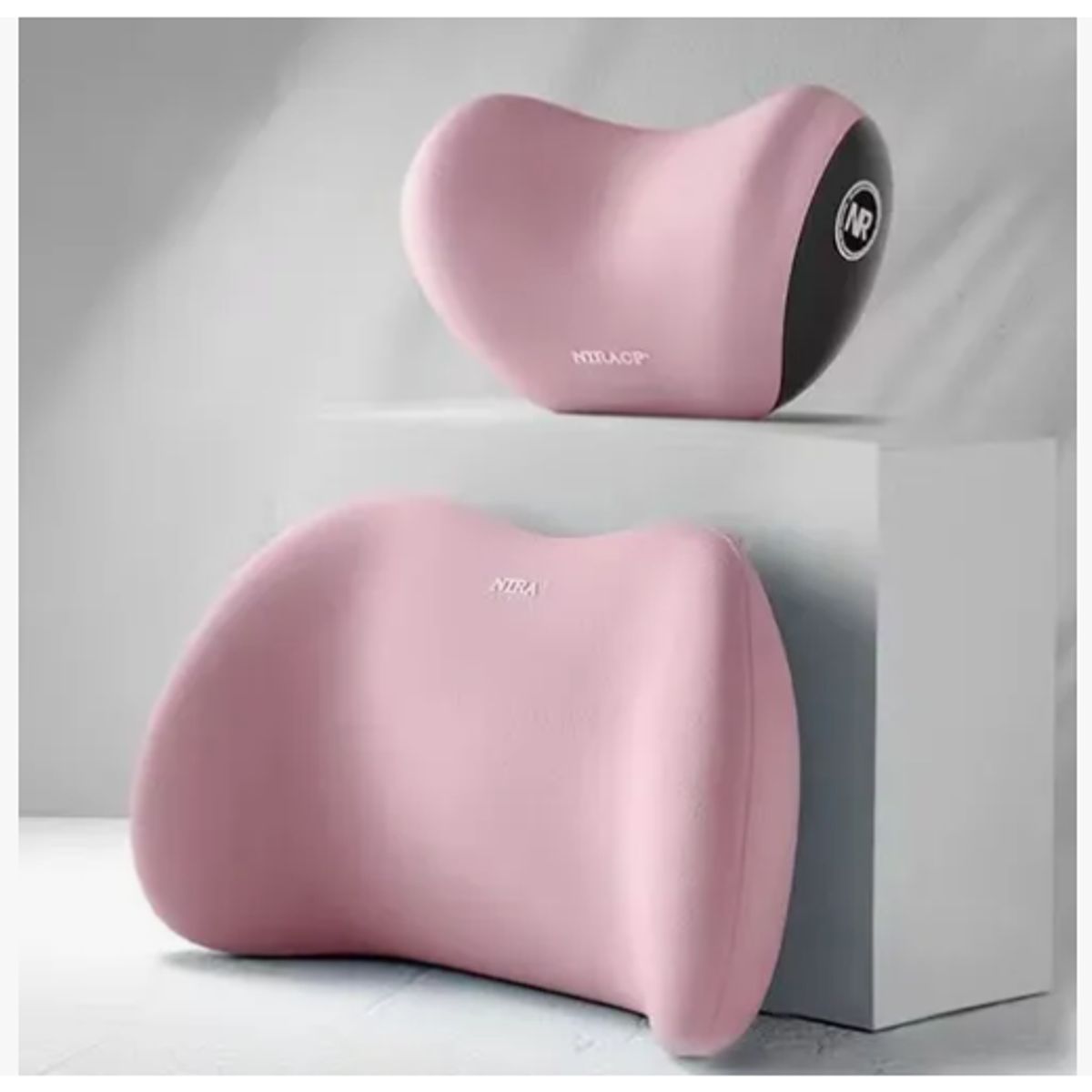 GENERICO - Kit Almohada Cojín Cuello Cervical Viaje Auto Hogar Avión
