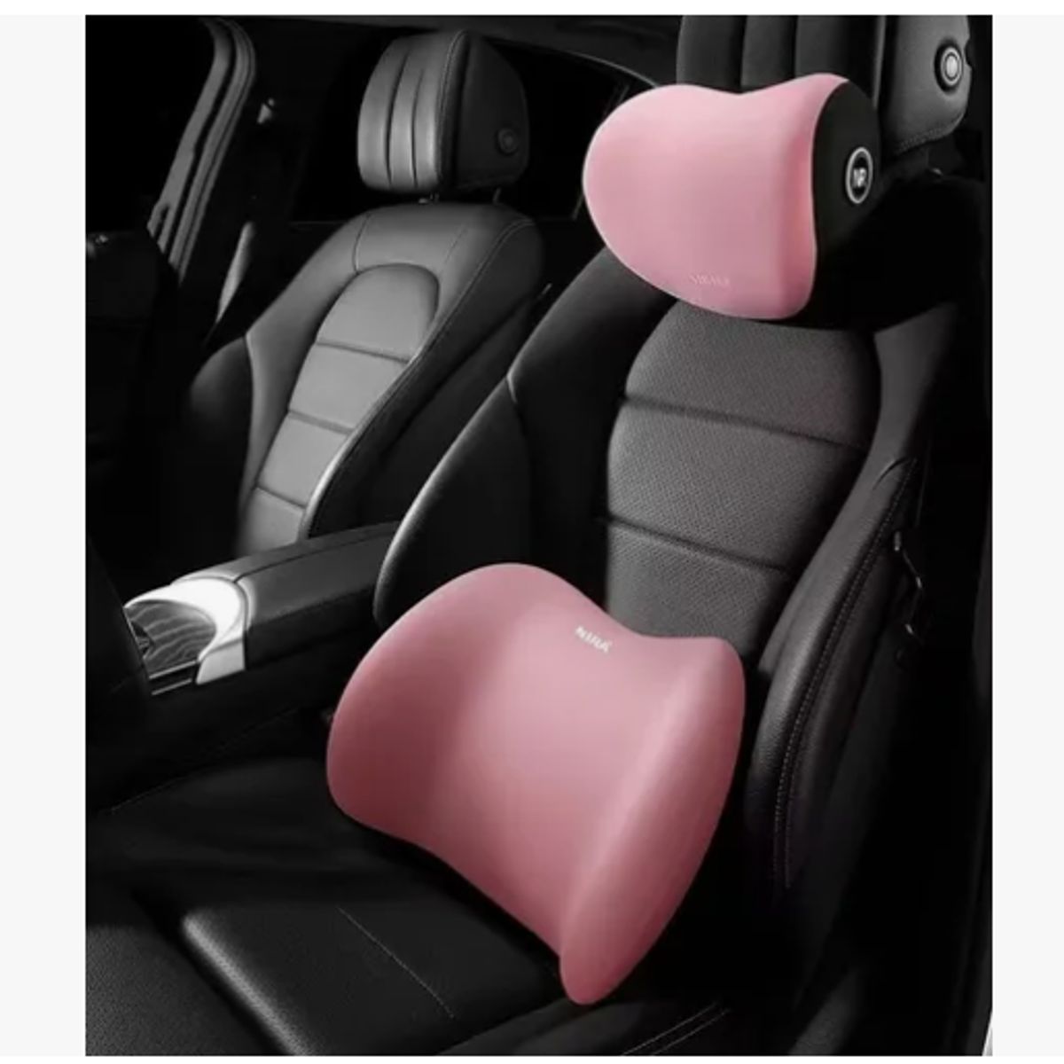 GENERICO - Kit Almohada Cojín Cuello Cervical Viaje Auto Hogar Avión