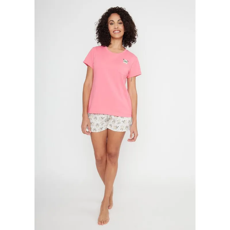 KAYSER - Pijama  de mujer algodón 701081M KAYSER - Fucsia